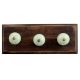 Light Green White Dot Wooden Hooks